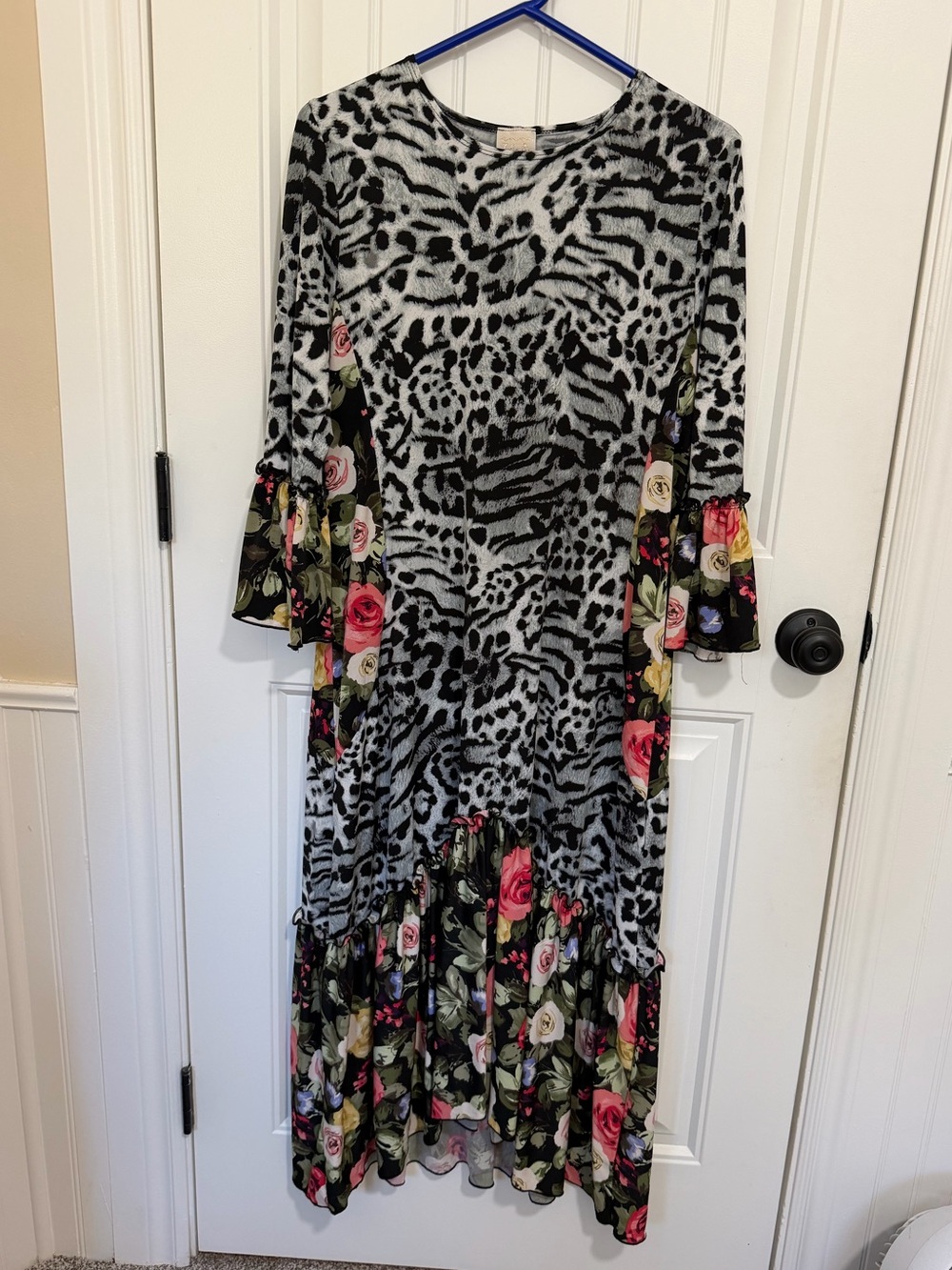 Zadie B’s mixed print dress